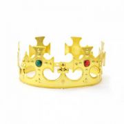 Корона пластиковая «Король», золото/серебро