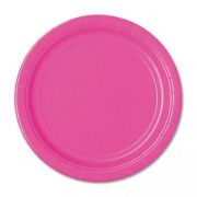 Тарелка бумажная «Розовая. Bright Pink», 17 см, 8 шт.