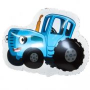 Шар-фигура, фольга, «Синий трактор» (Falali), 26