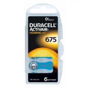 Элемент питания для слухового аппарата «Duracell» Activair ZA 675 BL-6