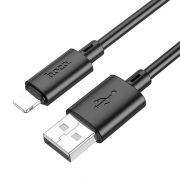 USB кабель шт.USB (A) - шт.Lightning 1,0м, 2,4А, черный X88 Hoco