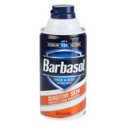 BARBASOL Крем-пена для бритья для чувствительной кожи Sensitive Skin Shaving Cream, 283г