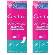 Carefree Cotton Feel Normal Perfume free Ежедневные прокладки 20шт