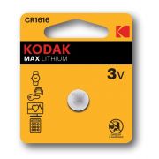 Батарейки Kodak CR1616-1BL MAX Lithium