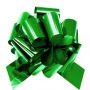 Бант-шар «Классика», 5 см/d-21 см, пластик, зеленый металлик