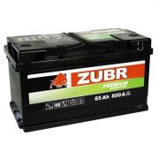 Аккумулятор ZUBR Premium ЗУБР 85Ah оп низкий