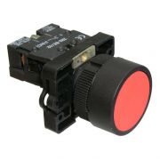 Выключатель-кнопка без фиксации «Стоп» серии LXA2 (3SA5) 3A D=30мм on-(off), красный