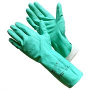 П108  GWARD RNF15-L ЗЕЛЕНЫЕ особо химически стойкие  нитриловые перчатки 12/120