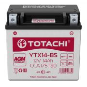 Аккумулятор TOTACHI CMF 14 Ач YTX14-BS R AGM
