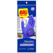BIG CITY LIFE Перчатки латексные Суперчувствительные фиолетовые M  /14410220