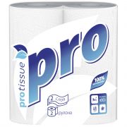 Бумажные полотенца «PROtissue Premium» рулонные 2-х слойные