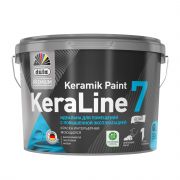 Краска в/д Dufa Premium KeraLine 7 база 3, интенсивное мытье матовая 2,5л