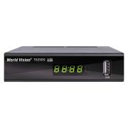 Цифровой эфирный ресивер World Vision T625D5 (DVB-T2/T/C, IPTV, USB, металл-пластик,кнопки,дисплей)
