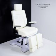 Кресло педикюрное на гидравлике «Комфорт» белый