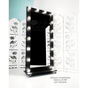 Зеркало гримёрное «Манта 21-740» Дуб Чёрный (16 ламп)