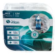 Автомобильная лампа H11 12V 55W EXTRA LIGHT 2шт Nord Yada 907367