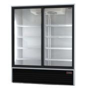 Шкаф холодильный «Премьер» ШСУП1 ТУ-1,4 К (В, -6...+6) LED свет, серый профиль, решётка з/а RAL 9006 (серый глянец)