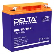 HRL 12-18 X Свинцово-кислотный герметичный аккумулятор DELTA