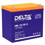 HRL 12-55 X Свинцово-кислотный герметичный аккумулятор DELTA