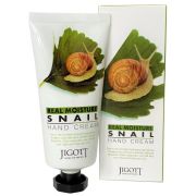 Jigott Крем для рук с экстрактом муцина улитки Real Moisture Hand Cream Snail