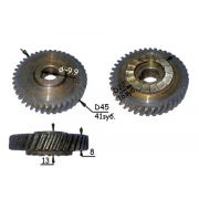 09306 (СС 620) Ответная шестерня на дрель Интерскол ДУ-650,780, D=45х10, h=8, 41z