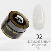 Гель для наращивания светоотраж 15 гр Lunaline Deluxe Shiny - 02
