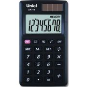 Калькулятор Uniel UK-19 8-разр., карманный, черный