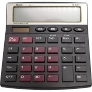 Калькулятор Uniel UD-74BR 12 разр., настольный, красно-коричневый