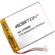 Аккумулятор 3*50*60мм, 800 mAh, LiPo, LP305060 /14071/ ROBITON