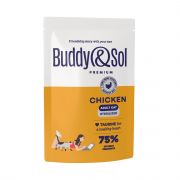 BUDDY&SOL Premium Консервы для стерилизованных кошек Курица в соусе, пауч 85гр