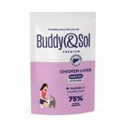 BUDDY&SOL Premium Консервы для стерилизованных кошек Куриная печень в соусе, пауч 85гр