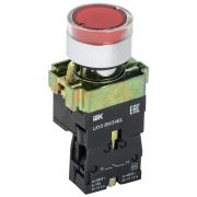 Кнопка LAY5-BW3461 с подсветкой красн. 1з IEK BBT50-BW-K04