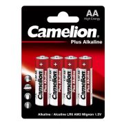 Элемент питания алкалиновый AA/LR6 1.5В Plus Alkaline LR6-BP4 (блист.4шт) Camelion 7370