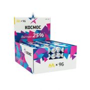 Элемент питания алкалиновый AA/LR6 (уп.96шт) КОСМОС KOCLR6_96BOX