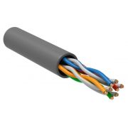 Кабель витая пара U/UTP кат.5E 4х2х24AWG solid PVC сер. (м) ITK LC1-C5E04-111