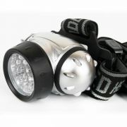 Фонарь налобный LED 5353 19LED 4 режима 3хR03 металлик Ultraflash 10262