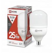 Лампа светодиодная высокомощная LED-HP-PRO 25Вт цилиндр 4000К нейтр. бел. E27 2380лм 230В IN HOME 4690612031057