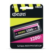 Аккумулятор 18650 3.7В Li-Ion 3200мА.ч без платы защиты BL-1 ФАZА 5037793