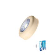 Фонарь-подсветка 1Вт COB LED 3xAAA (R03) корпус ABS-пластик беж. самокл. поверхность в комплекте двустор. скотч КОСМОС KOC306B