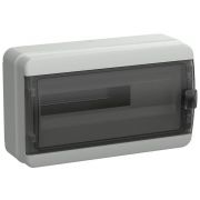 Корпус пластиковый КМПн-18 IP65 черн. прозр. дверь TEKFOR IEK TF5-KP72-N-18-65-K03-K02