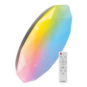 Светильник светодиодный PREMIUM DIAMOND-RGB 75Вт 230В 3000-6500К 6000лм IP40 502х83мм управляемый настенно-потолоч. с RGB подсветкой КОСМОС KSDiamRGB75W