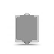 Розетка Аллегро с заземл. защ. шторки с крышкой IP54 сер. UNIVersal 1282
