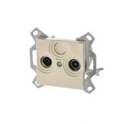 Розетка телевизионная оконечная TV/R Levit сл. кость ABB 2CHH083503A6017