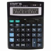 Калькулятор 16 разр. STAFF настольный STF-888-16, двойное питание, 200х150мм