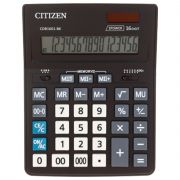 Калькулятор 16 разр. CITIZEN BUSINESS LINE CDB1601BK, настольный, двойное питание, 157x200 мм