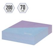 Блок для записи декоративный на склейке Berlingo «Haze» 8,5*8,5*2, сиреневый/голубой, 200л.