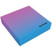 Блок для записи декоративный на склейке Berlingo «Radiance» 8,5*8,5*2, голубой/розовый, 200л.