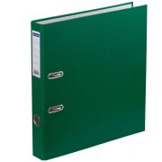Папка-регистратор OfficeSpace, 50мм, бумвинил, с карманом на корешке, зеленая 162571