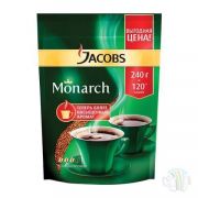 Кофе растворимый JACOBS MONARCH, 240 г, сублимированный